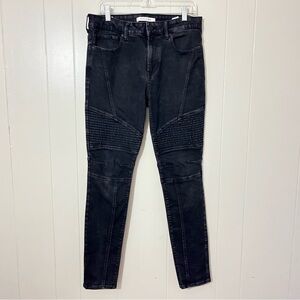 Pacsun Mens Stacked Skinny Black Size 32x30